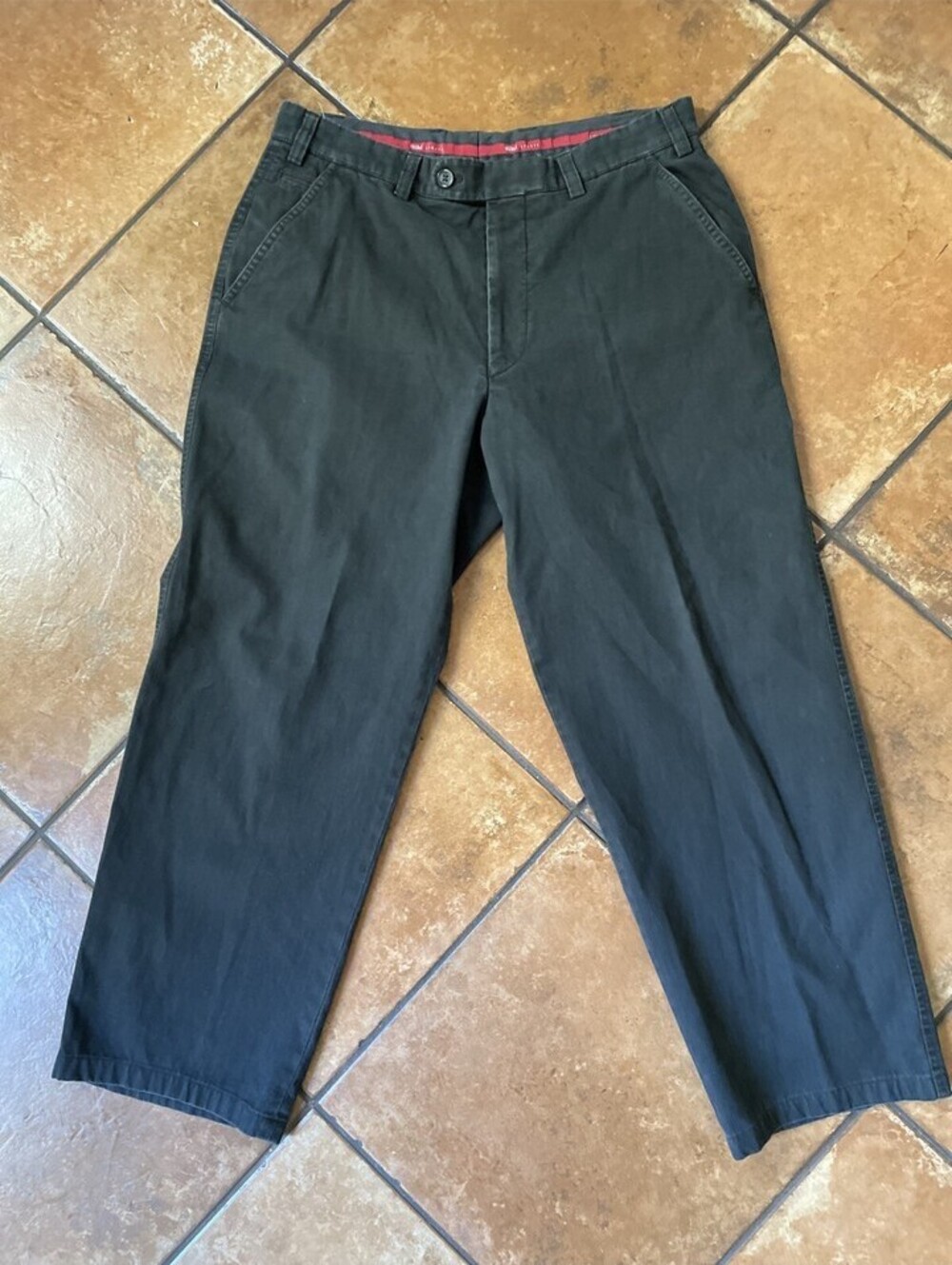 Hiltl Pants Black Corduroy Chinos Germany Romania 32x26